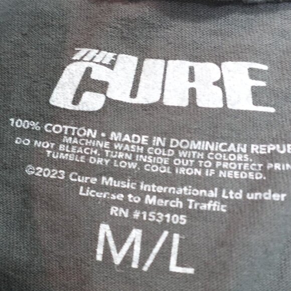 THe Cure Shirt Medium Gray Double Sided The Head on the Door NEW - Picture 4 of 8